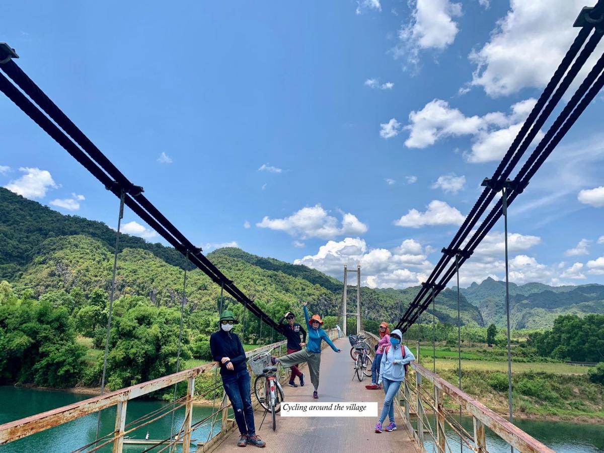 An An Homestay Bungalow Phong Nha Buitenkant foto